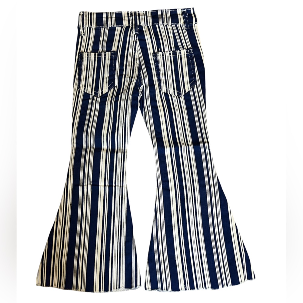 NEW Girls Striped Flares - Picture 2 of 4